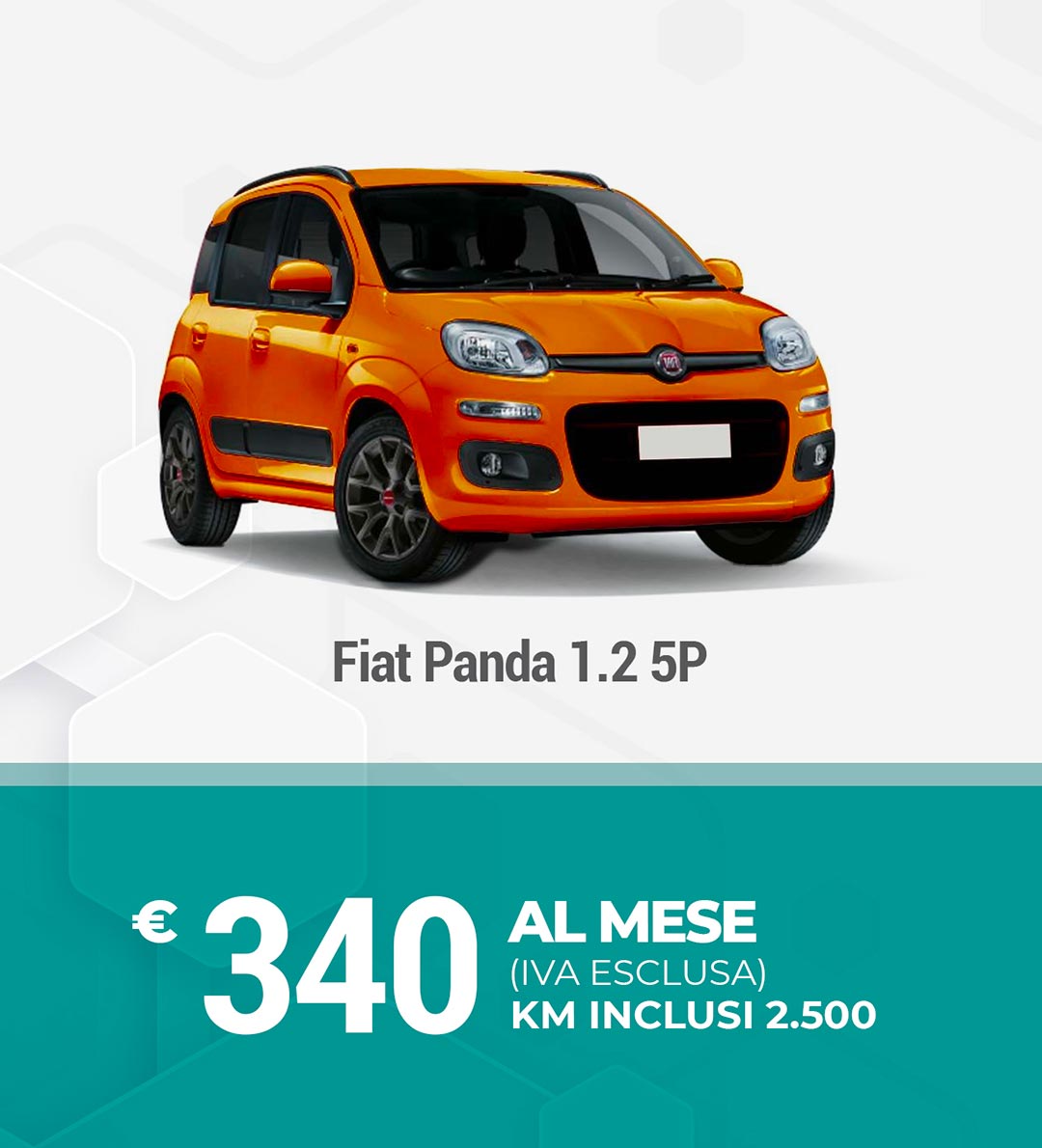 Noleggio a medio termine Fiat Panda