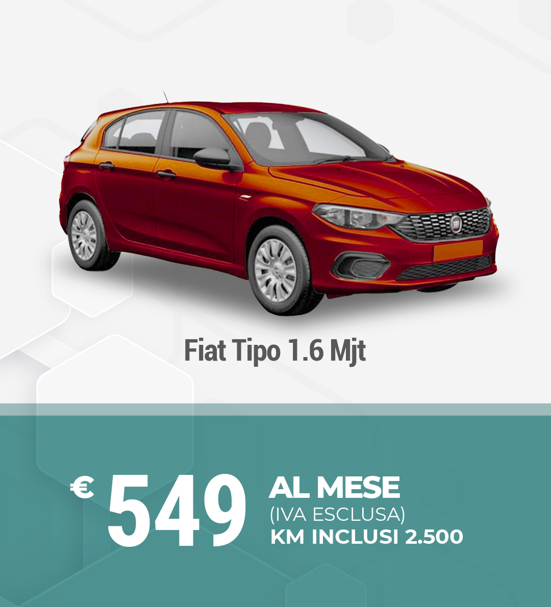 Noleggio auto mensile Fiat Tipo