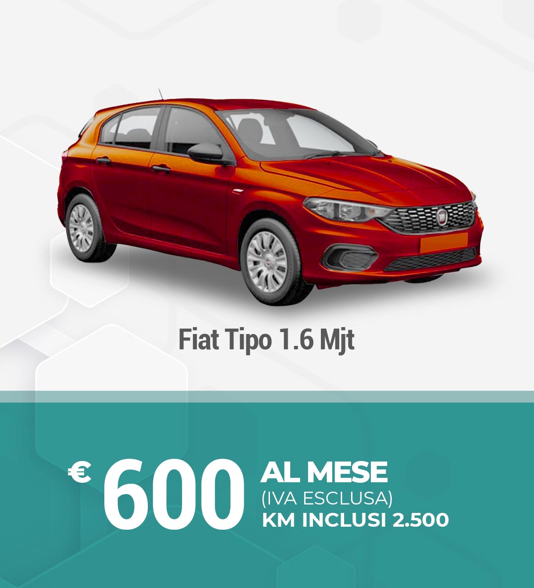 Noleggio auto mensile Fiat Tipo