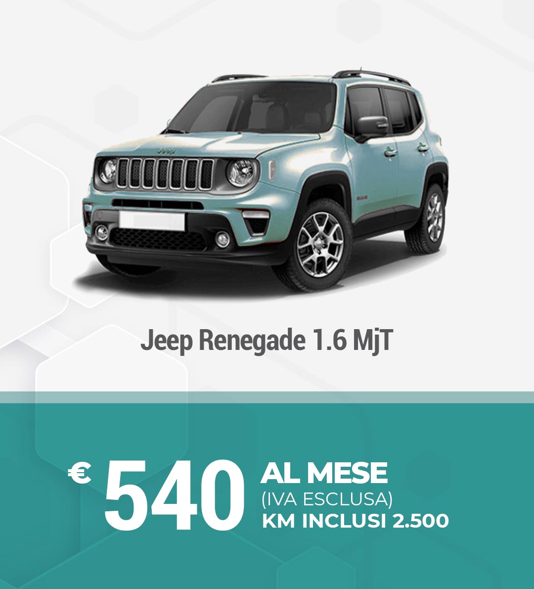 Noleggio auto medio termine Jeep Renegade