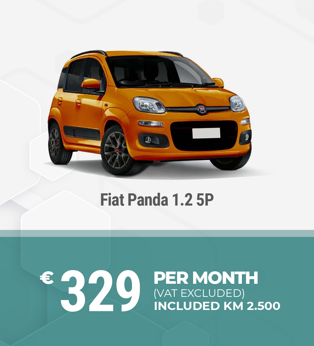 Medium term rental Fiat Panda