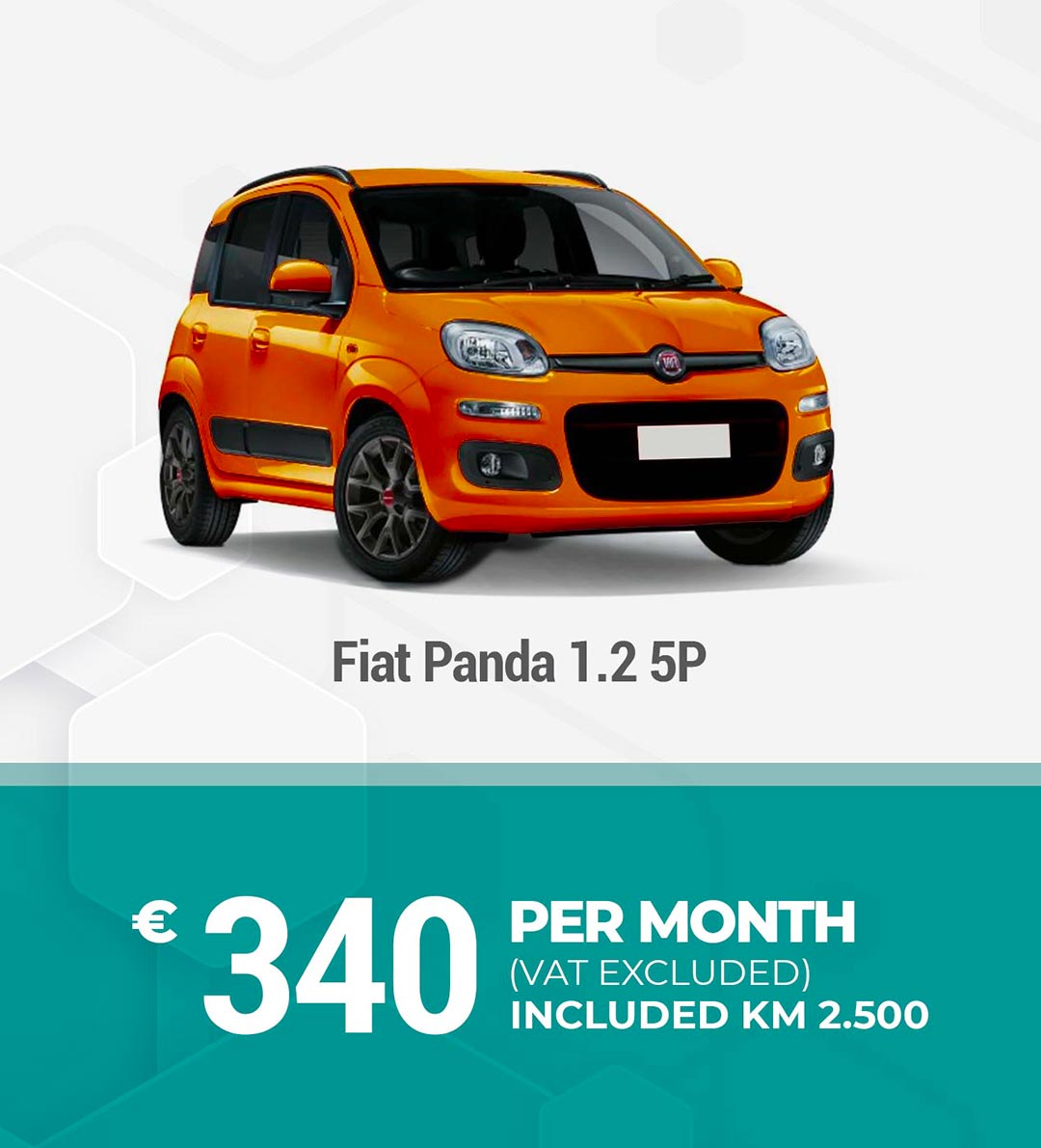 Medium term rental Fiat Panda